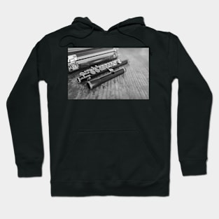 Wooden flute and case Hoodie